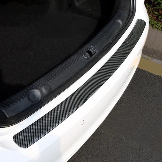 Carbon Fiber Car Door Protector Stickers Scratch-resistant Film Auto Trunk Sill Scuff Guard Tape for Enhanced Sealing Noise Reduction