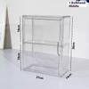 1/2/3 Layers Storage Box Transparent Acrylic Display Boxes Doll Organizer Desktop Dustproof Cabinet Home Storage For Toys
