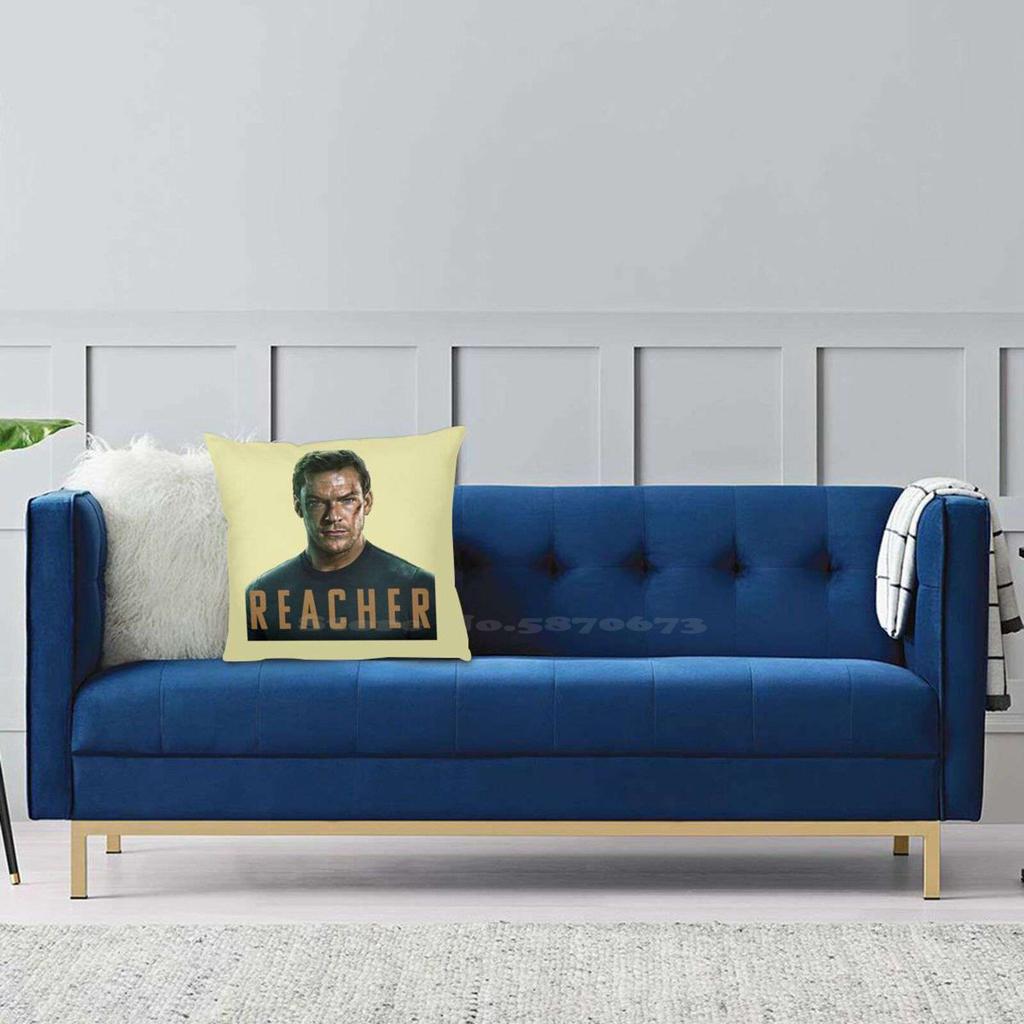 Reacher Jack Throw Cushion Pillow Cover Pillowcase Tv Series Book Lee Child Jack Reacher Tv Show Reacher Killing Floor One Shot