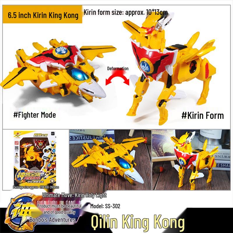 6-in-1 Transforming Mecha: Azure Dragon & Unicorn Adventures
