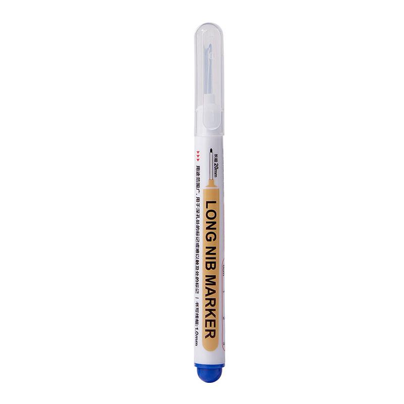 Long Needle 20mm Marker Pen for Deep Hole Marking Screw On Metal Bathroom Woodworking Tile Construction Projects