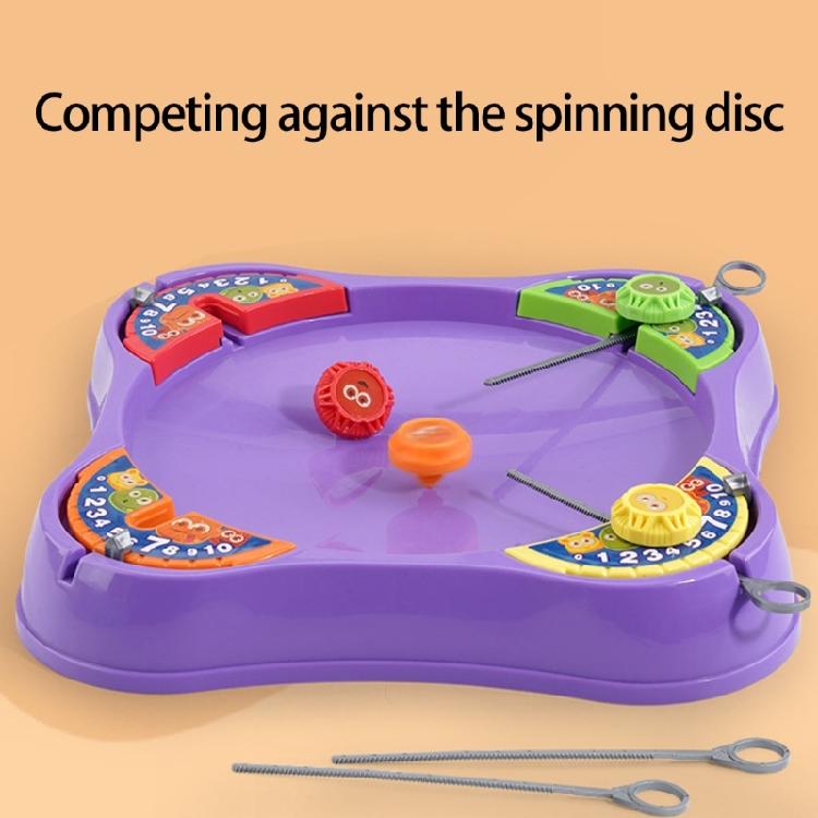Rotating Top Battle Disk Desktop Interactive Toy Multiplayer Competitive Battle Gyro Portable Desktop Game for Kids