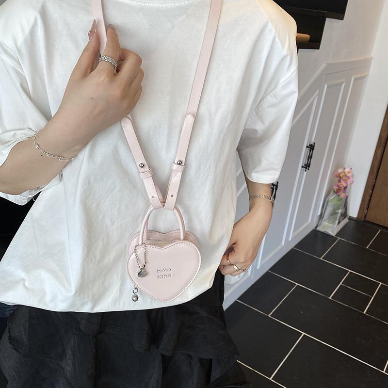 Nischenmode Liebe Mini Lippenstifttasche Damen Sommer neu einfach und vielseitig Messenger Bag