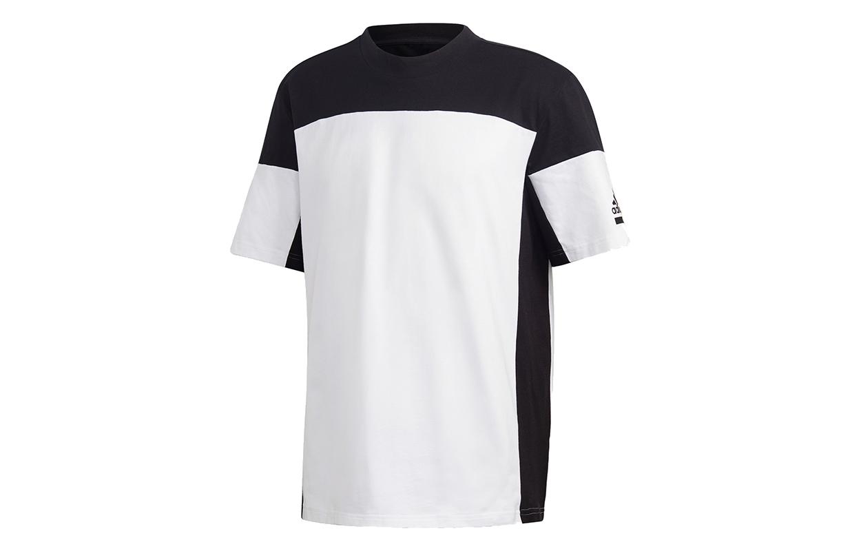 

Adidas T Shirts Men s White Crew Neck Moderate Straight Fit FR7146 XXL