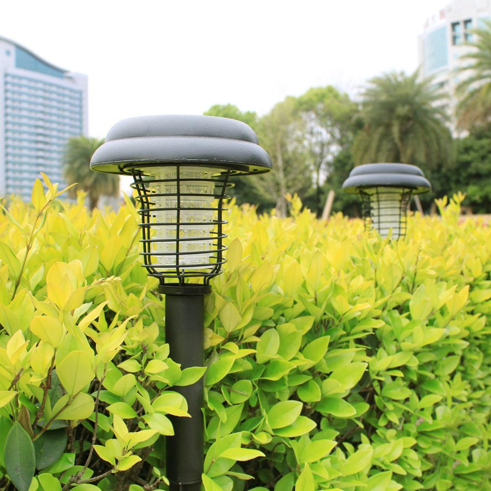Waterproof Solar Electric Mosquito Killer Lamp for Outdoor Garden Use