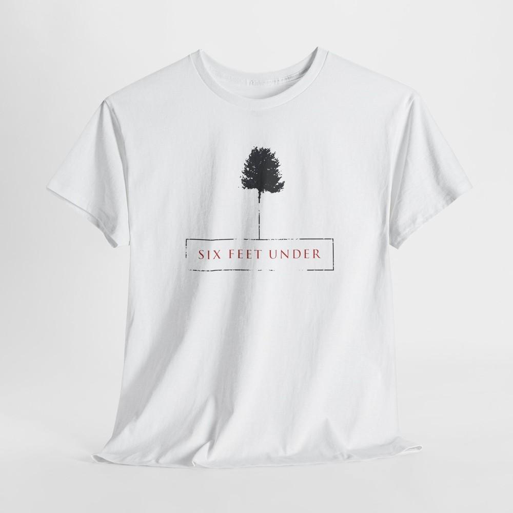 

Vintage Television Logo T-Shirt for Six Feet Under Unisex Heavy Cotton T-shirt Tee XL