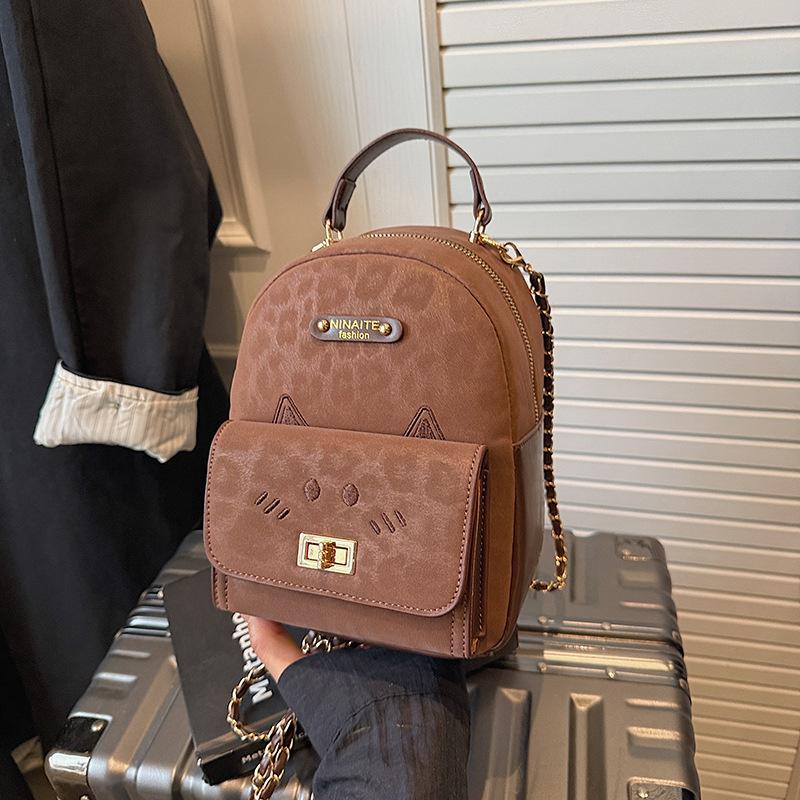 Tote bag women's 2025 new trendy backpack cute shoulder bag large capacity commuter women's bag travel backpack