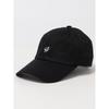 [Ships] Cap Web Exclusive One-Point Logo Embroidery Oversized Cap Men's 118540095 Black ONE SIZE