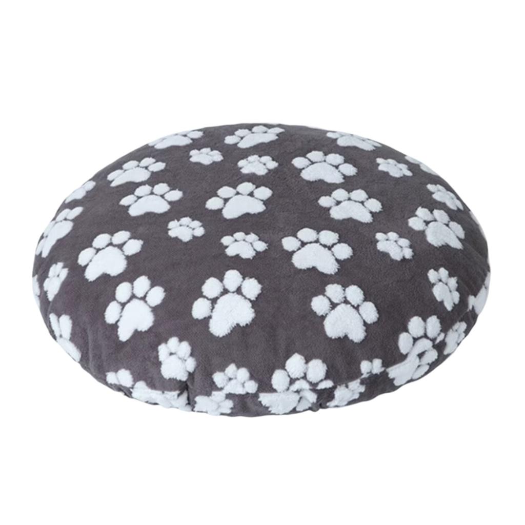 Removable Round Shape Pet Bed Cover For Dog Cats Waterproof And Machine Washable Polyester Fabric Soft Design