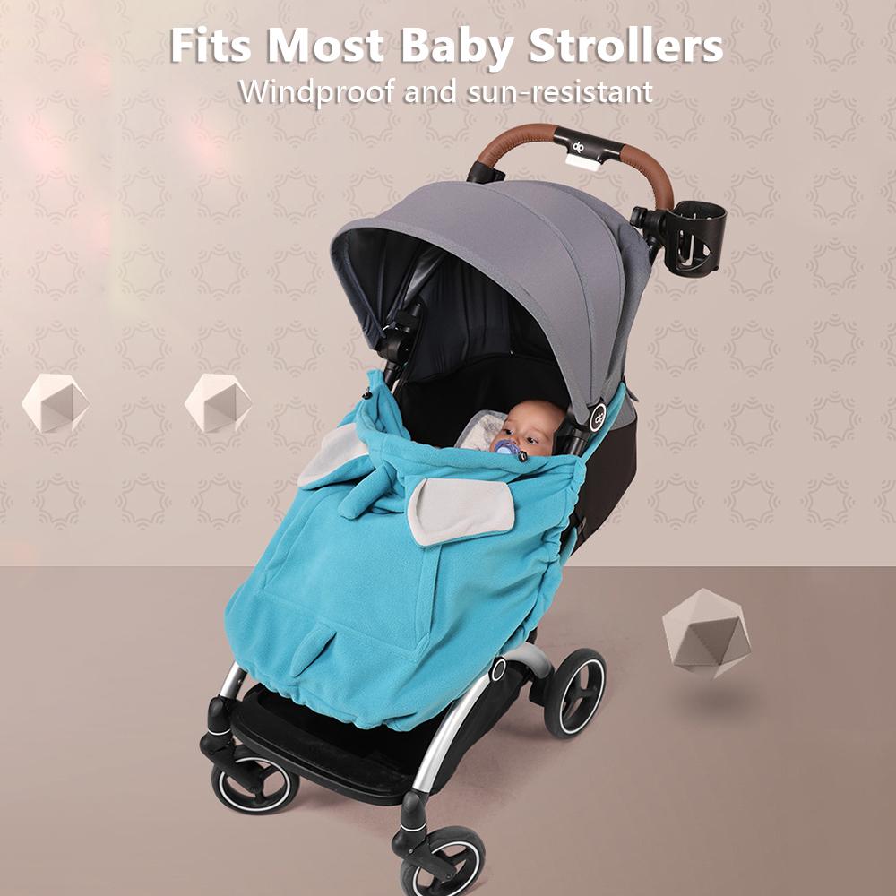 Babytrage Cover Mit Kapuze Dehnbarer Umhang für Baby Winddicht Weich Baby Kinderwagen Winterabdeckung Mit
