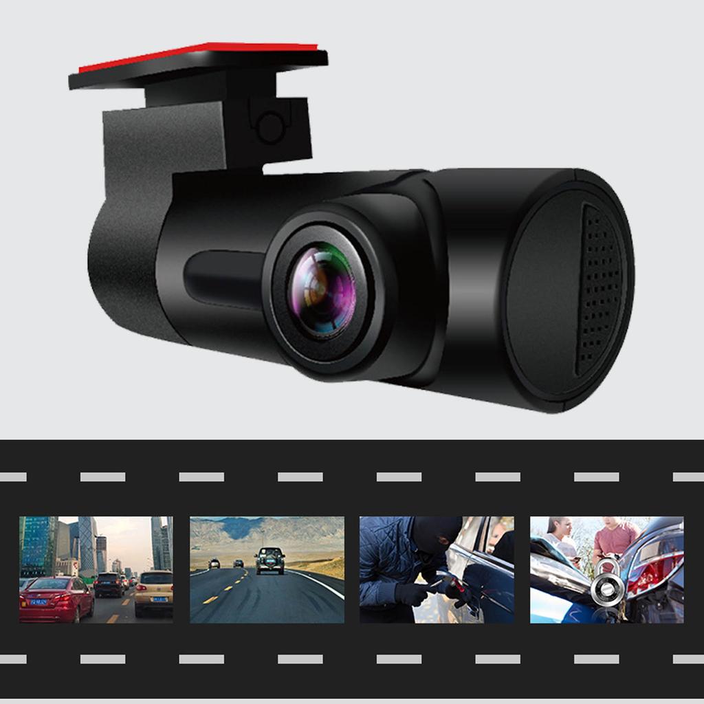 Car Dash Cam 1080P Night Vision WiFi Loop Recording Parking Monitoring APP Control Car Driving