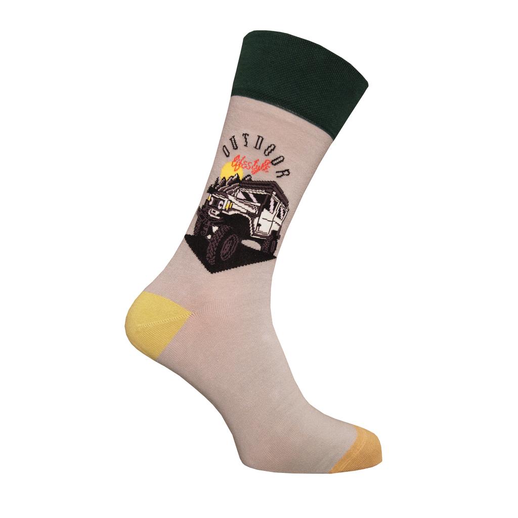 Șosete Simply Essentials pentru băieți, model camion Safari, jucării