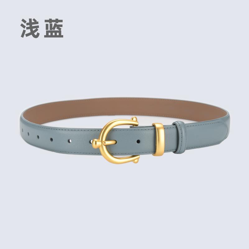 Four Seasons Available New Belt Women'S Jeans Simple And Versatile Belt New Decorative Fashion Student Pants Belt