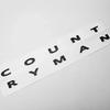 3D ABS Schwarz Auto Buchstaben Countryman Logo Kofferraum Emblem Abzeichen Aufkleber für Mini Countryman R60 F60 U25 Cooper Aufkleber Zubehör