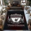 Liverpool Personalized Text Carpet Design for Kitchen Living Rooms Dining Room Dormitory Antislip Carpet Decorate Offices