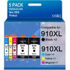 910XL Compatible Ink Cartridge for 910 XL Compatible with HP OfficeJet Pro 8020 8025 8028 8035 8030 8015 8010 8018 8022 Printer (2 Black,1 Cyan,1