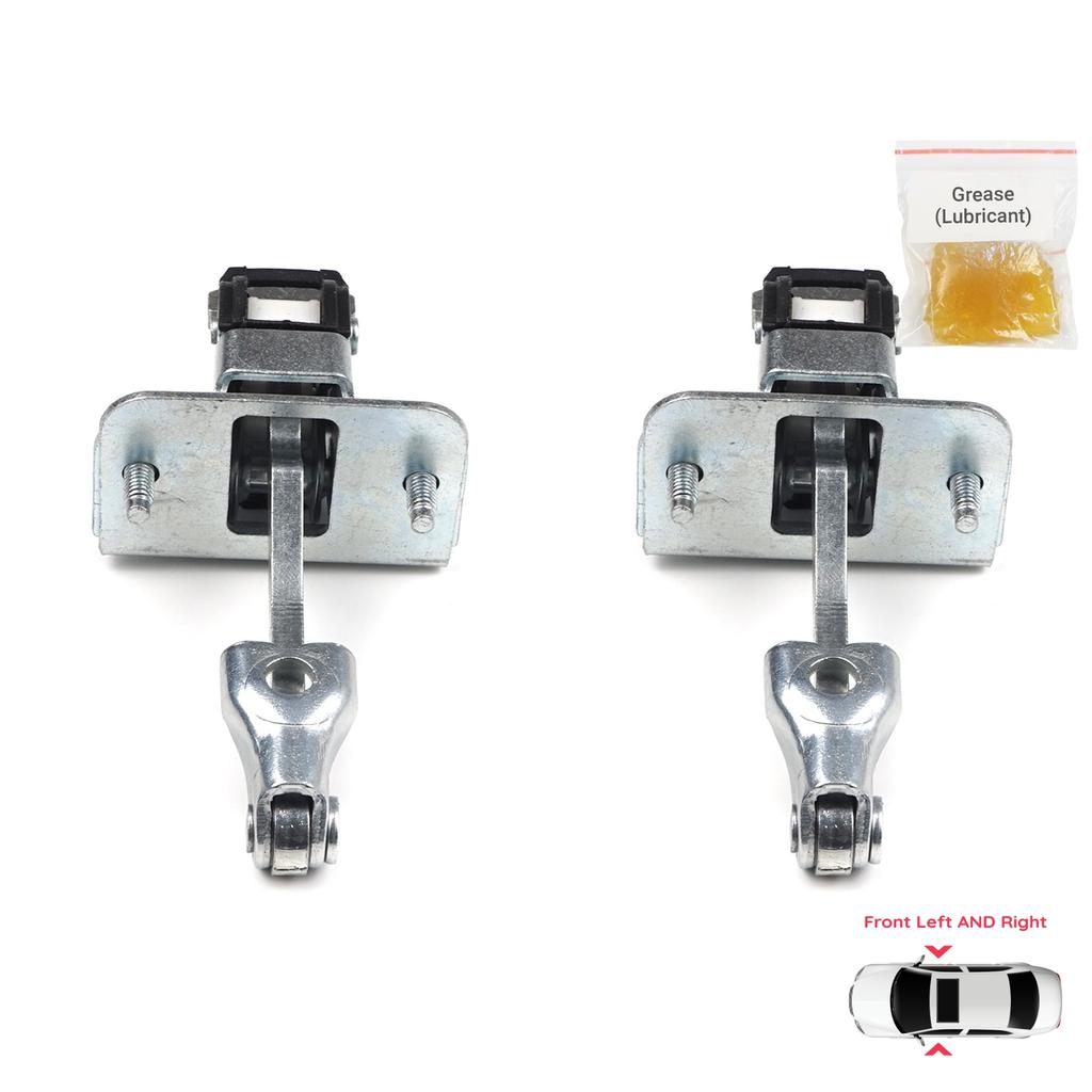BDP768-1 2 Pieces Front Left AND Right Door Catch Hinge Brake Stop Check Strap Limiter for Peugeot Partner Citroen Berlingo Tepee 2008-2018 9181P2