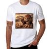 Lion Family Wild Life 2 Tshirt Casual Fashion Short Sleeve Cotton Tshirt