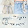 Long Bag Ribbons Wave Point Headbands Fashion Head Scarf  for Women