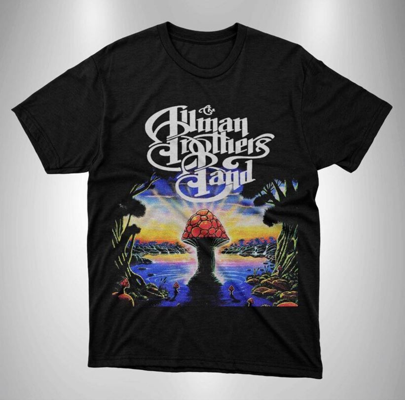 The Allman Brothers Band T Shirt Black Size S-5XL Cotton Men Unisex T-Shirt XL