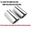 1Pair Stainless Steel Exhaust Muffler Tail Pipe Tips Pair Compatible with 2005-2012 BMW 325i 328i And New 320li 520 525li 528li