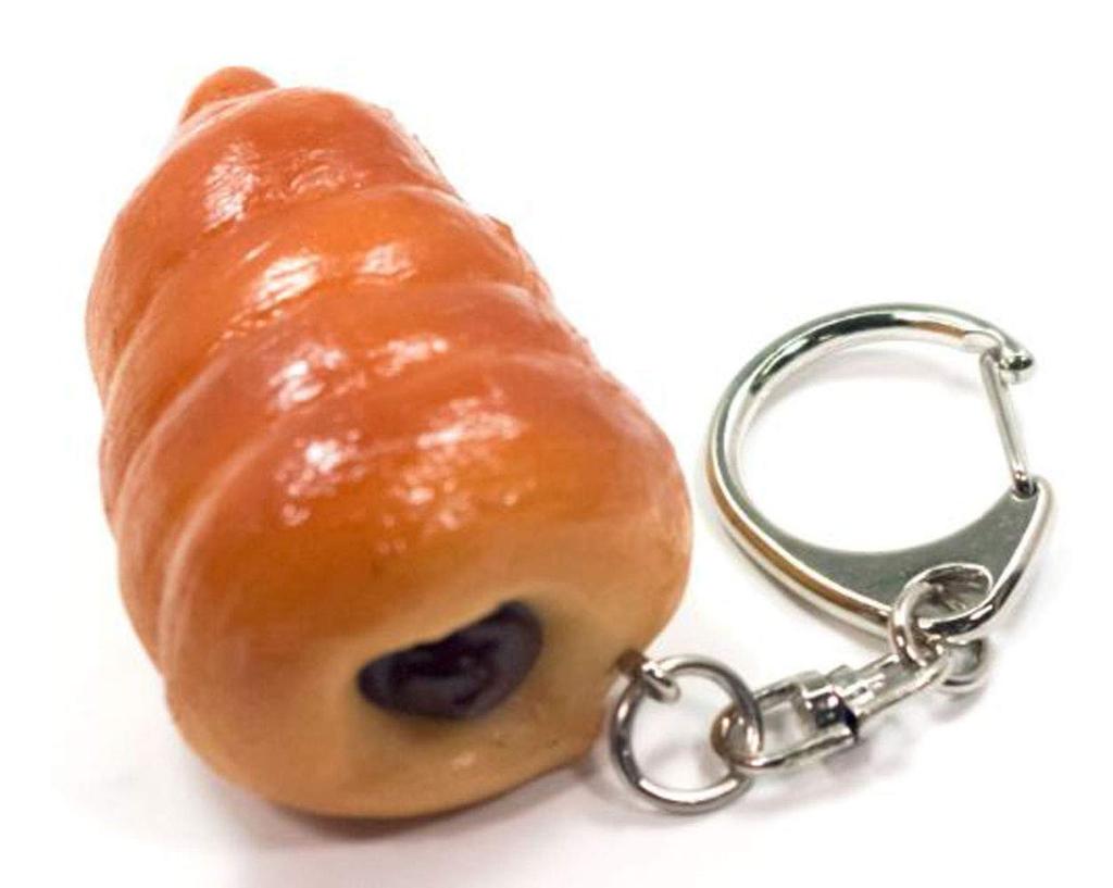 Food Sample Keychain Chocolate Cornet That Looks Like You Could Eat It 123OK -