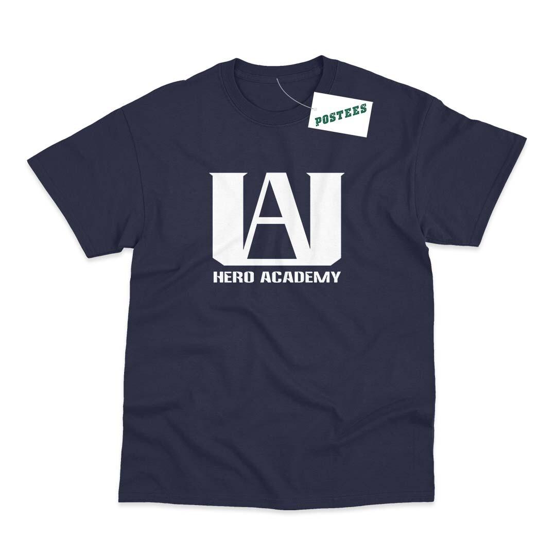 26 UA Academy Inspired by My Hero Academia T-Shirt Navy Unisex T-Shirt XL