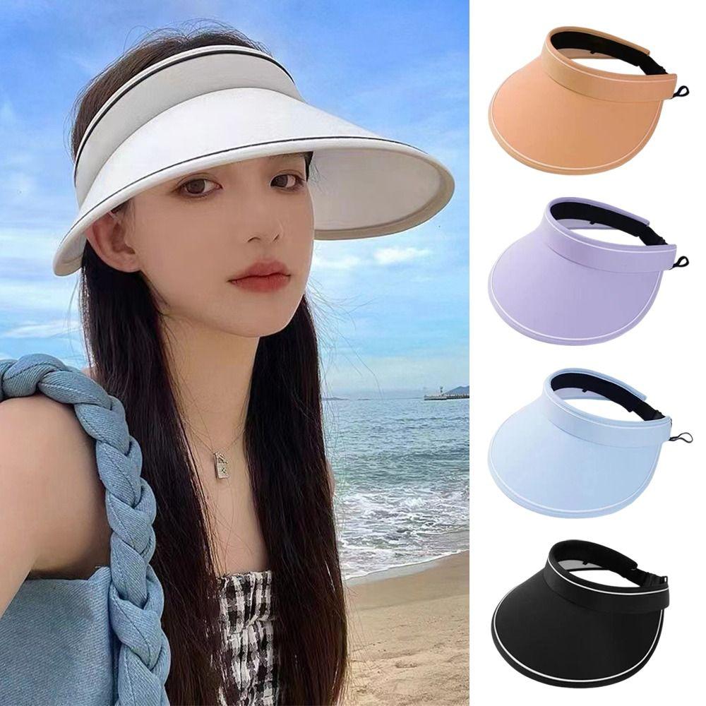 Empty Top Visors Cap Foldable Baseball Cap Fashion Beach Hat Men Women
