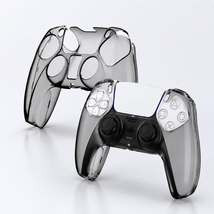 2Pcs Split Crystal PC Hard Protective Case Anti‑Scratch Ultra‑Thin Shell Game Controller Protector Gamepad Replacement Accessory