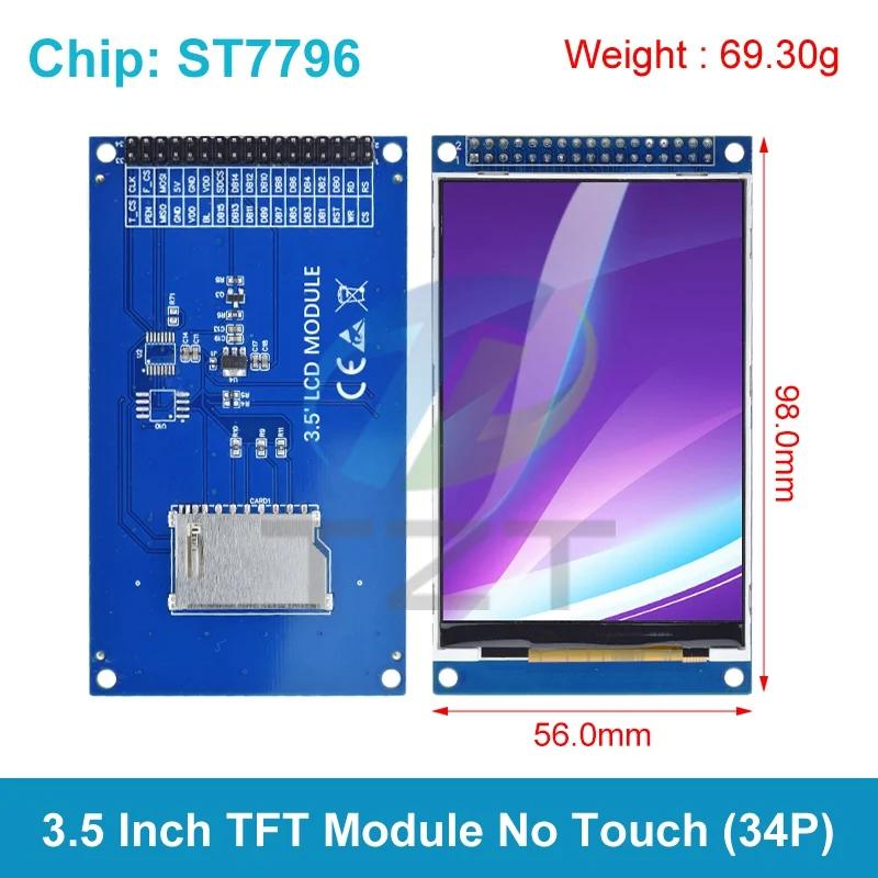 TZT 3.5" 3.5 inch TFT LCD Touch Screen Module 480x320 ST7796U ILI9488 LCD Display for Arduino UNO MEGA2560 Without Touch