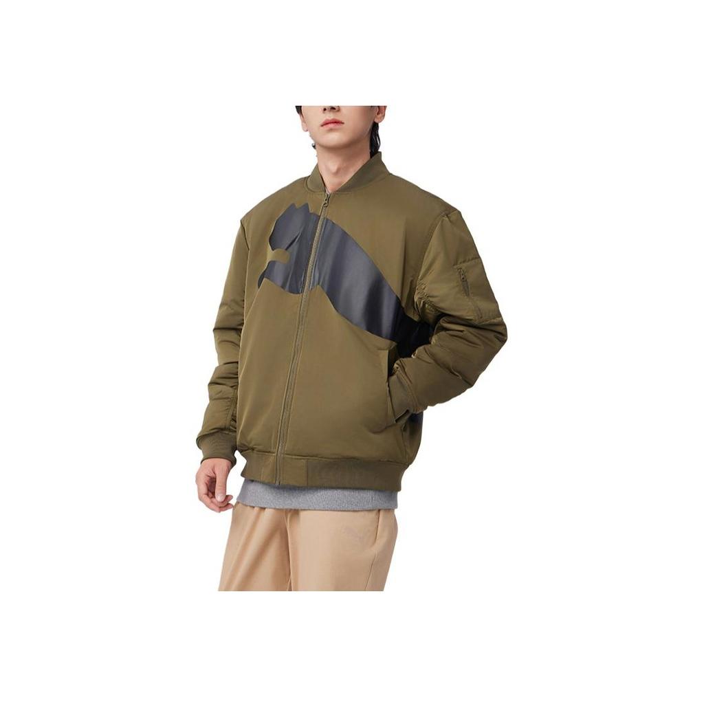 New PUMA Jackets Men's Olive Green 687430-79
