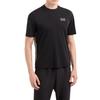 Emporio Armani EA7 Cotton Short Sleeve Crew Neck T-Shirt Men tops Black 6DPT19-PJOLZ-0200