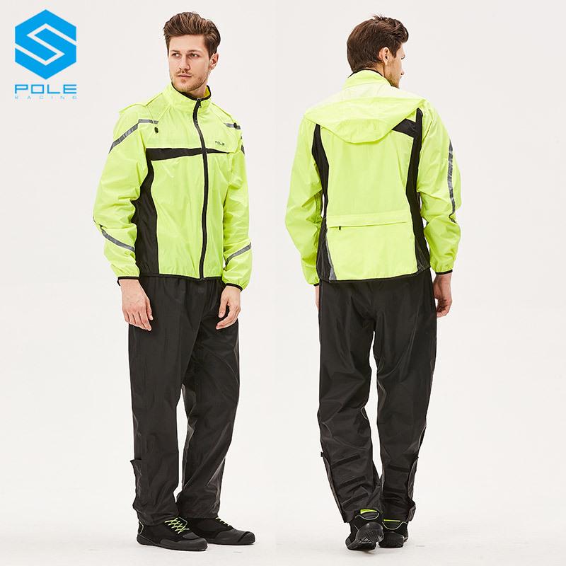 Men's Full-Body Waterproof Motorcycle Riding Suit - Rainproof, Touring, Split Type