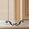 S-Shape Design Cast Iron Shutter Fasteners Rustproof Coating Shutter Hook  External Shutter