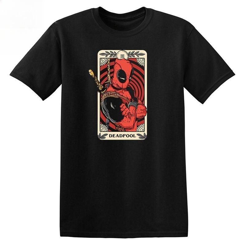 Authorizes New Men's and Women's Deadpool Joint Printed Short-sleeved T-shirt Plus Size Men's Clothing