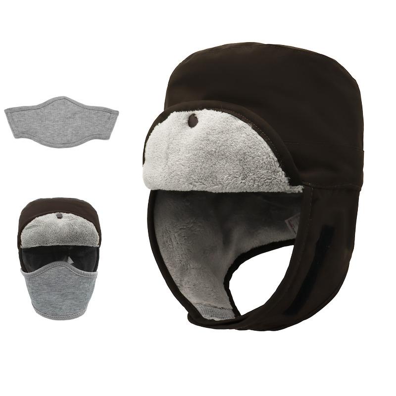 Winter new rainproof and waterproof men's outdoor sports cycling ski hat warm baby ear protection cold hat