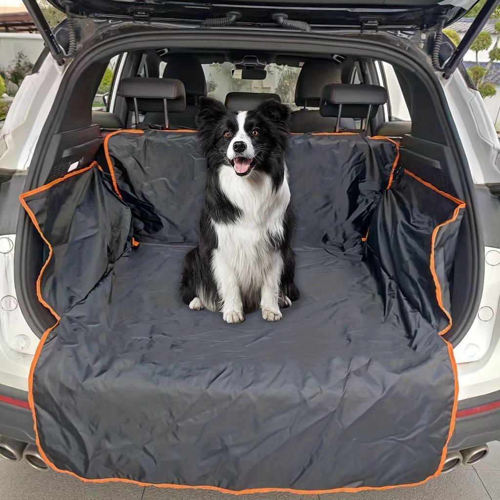Pet Car Seat Cover: Wear-Resistant, Anti-Dirt 600D Oxford Cloth Trunk Mat