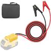 Jumper Cable Clamps For DeWalt 20V Battery Jump Starter, 2.0FT 8AWG Car Battery Jumper Cable With Adapter, Automotive Battery Booster Cable For Tools