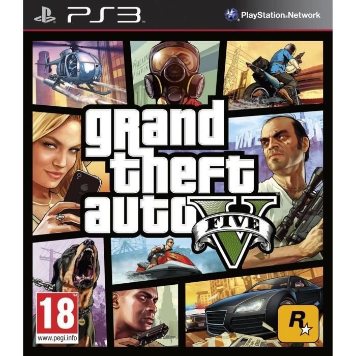 Gioco ps3 grand theft auto v (gta 5) - rockstar games - standard - azione - francese