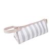Hair Tools Travel Bag Reinforced Handle Water Proof Hair Dryer Storage Case for Accessories Gray White Stripe