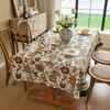 2025 New Chinese Style Tablecloth Dust-proof and Wear-resistant Rectangular Dining Table Cloth Simple and Beautiful Decoration