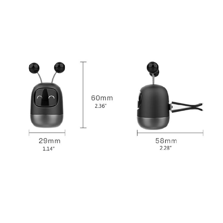 Automotive Air Outlet Fragrance Clip Freshener Holder Robot Interior Trims