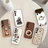 C-Coffee Latte Art    Phone Case For Samsung S25,S24,S21,S22,S23,S30,Ultra,S20,Plus,Fe,Note,10,9,5G Black Cover