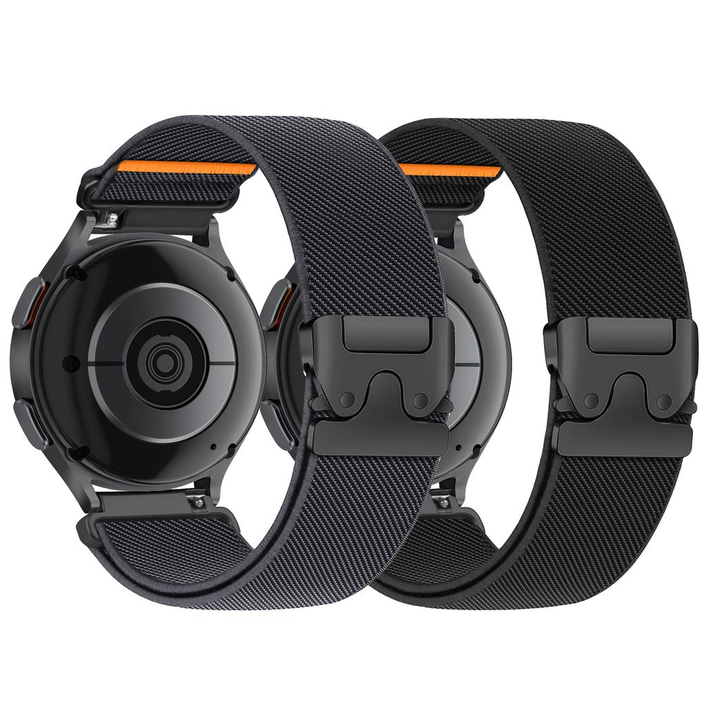 2PCS Parachute Strap for Samsung Galaxy Watch 7/6/5/4 20/22mm Elastic Nylon correa for Garmin/Huawei Watch GT5 Pro/Amazfit band