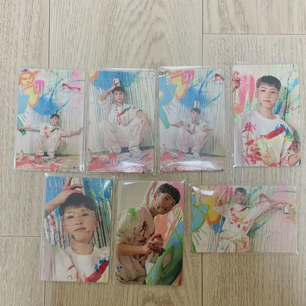 Seventeen Hoshi Paint Photocard Set 7 Pack