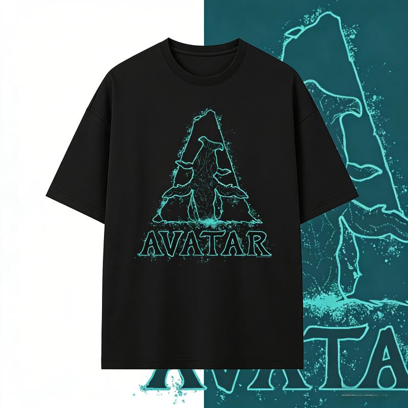 2025 Avatar Fire Ash Tulkun Avatar Fire and Ash Tulkun Shirt  Avatar 3 Movie Tulkun Logo Art 100 Pure Cotton Printed Tshirt
