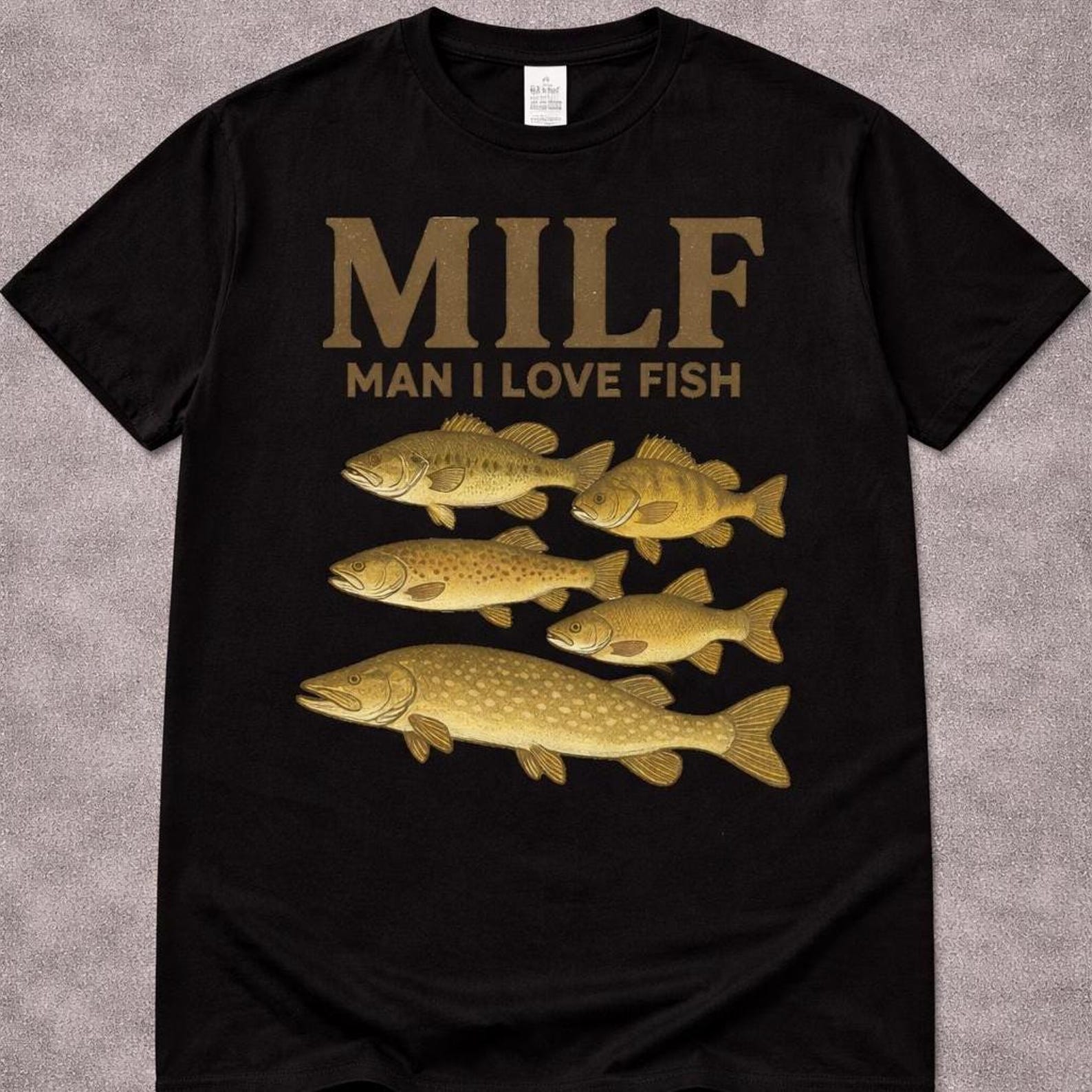 Man I Love Fish Shirt, Lustiges Angel Meme T-Shirt, Funny Fisch Shirt, Angler Geschenk S