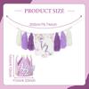 1/2 Birthday High Chair Banner Party Decor Creative Yarn Tassel Garland for Gift Kids