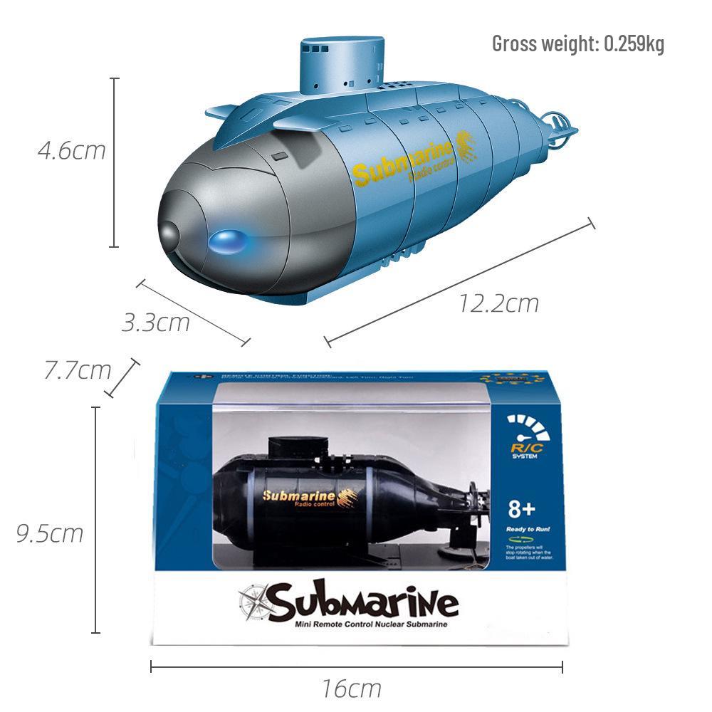 Golden Light 777-586 Remote Control Submarine: Six-Channel Mini Wireless Underwater Toy.