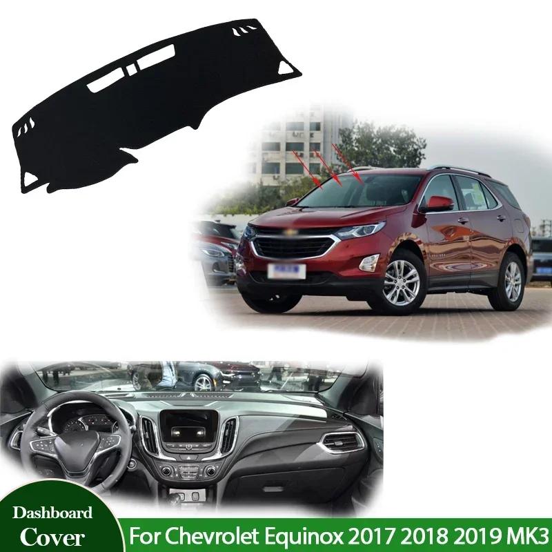 Car Accessories Dashboard Cover Mat Dashmat Pad Dash Sun Shade Protect Carpet 3rd Gen for Chevrolet Equinox 2017 2018 2019 MK3